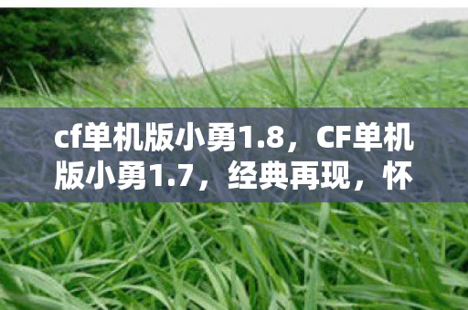 cf单机版小勇1.8，CF单机版小勇1.7，经典再现，怀旧之旅