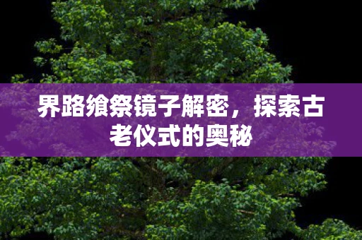 界路飨祭镜子解密，探索古老仪式的奥秘