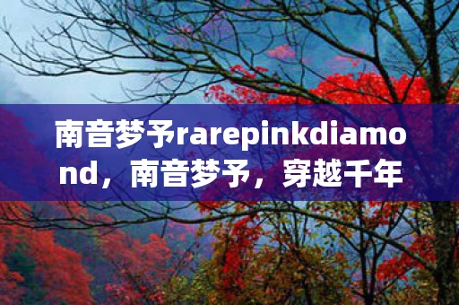 南音梦予rarepinkdiamond，南音梦予，穿越千年的旋律