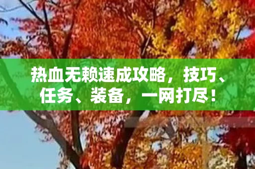 热血无赖速成攻略图片