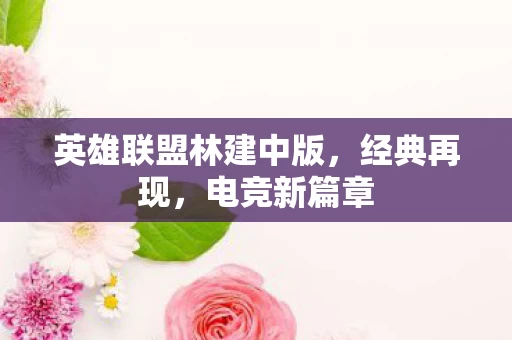 英雄联盟林建中版图片