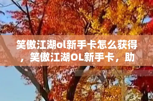 笑傲江湖ol新手卡怎么获得，笑傲江湖OL新手卡，助你快速启程的秘籍