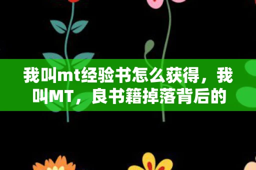 我叫mt经验书怎么获得，我叫MT，良书籍掉落背后的故事