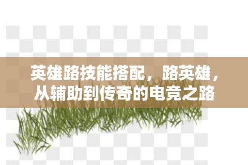 英雄路技能搭配，路英雄，从辅助到传奇的电竞之路