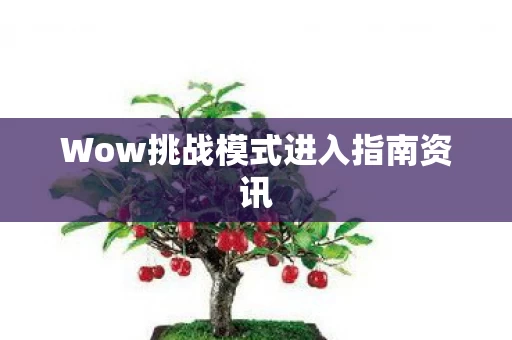 Wow挑战模式进入指南资讯图片