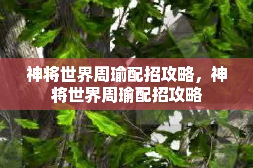 神将世界周瑜配招攻略,神将世界周瑜配招攻略 神将世界周瑜配招攻略,神将世界周瑜配招攻略