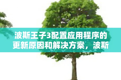 波斯王子3配置应用程序的更新原因和解决方案，波斯王子3，配置需求与游戏体验优化指南