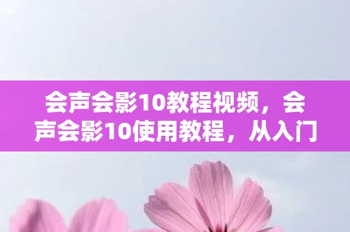 会声会影10教程视频,会声会影10使用教程,从入门到精通 会声会影10教程视频,会声会影10使用教程,从入门到精通