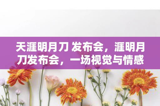 天涯明月刀 发布会，涯明月刀发布会，一场视觉与情感的盛宴