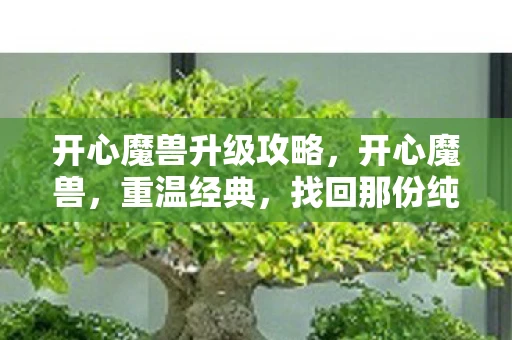 开心魔兽升级攻略，开心魔兽，重温经典，找回那份纯粹的快乐