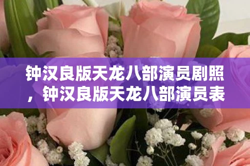 钟汉良版天龙八部演员剧照，钟汉良版天龙八部演员表，重温经典，致敬武侠