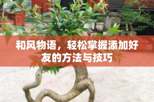 轻松掌握添加好友的方法与技巧图片