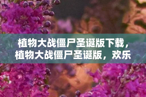 植物大战僵尸圣诞版下载，植物大战僵尸圣诞版，欢乐节日氛围下的策略挑战