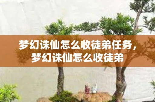 梦幻诛仙怎么收徒弟任务，梦幻诛仙怎么收徒弟