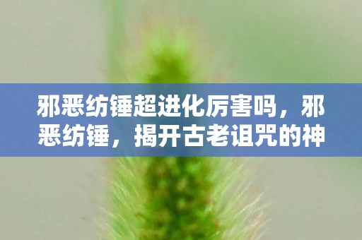 邪恶纺锤超进化厉害吗，邪恶纺锤，揭开古老诅咒的神秘面纱