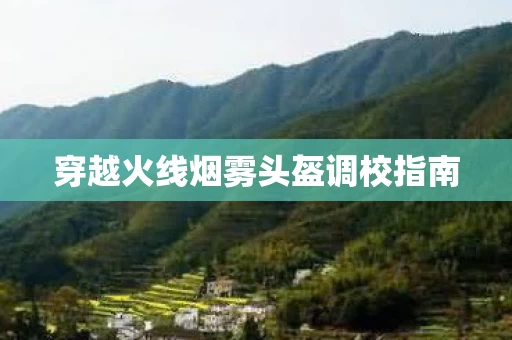 穿越火线烟雾头盔调校指南图片