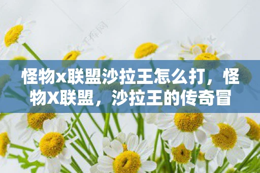 怪物x联盟沙拉王怎么打，怪物X联盟，沙拉王的传奇冒险