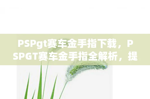 PSPgt赛车金手指下载，PSPGT赛车金手指全解析，提升游戏性能与体验的最佳实践