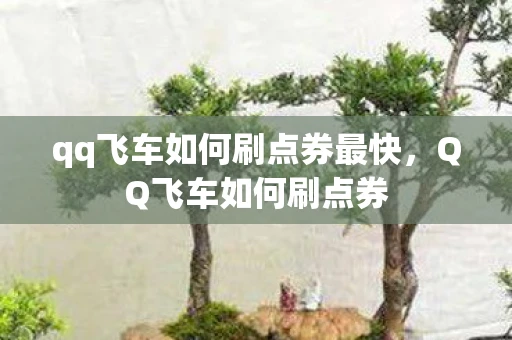 qq飞车如何刷点券最快，QQ飞车如何刷点券