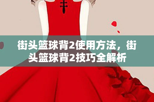 街头篮球背2使用方法，街头篮球背2技巧全解析