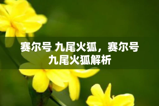 赛尔号 九尾火狐，赛尔号九尾火狐解析