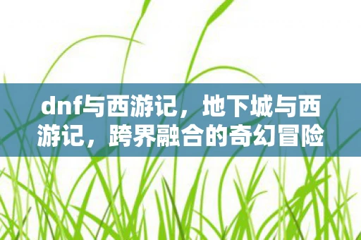 dnf与西游记，地下城与西游记，跨界融合的奇幻冒险