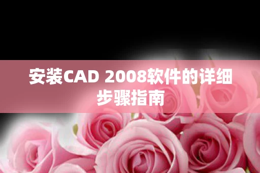 安装CAD 2008软件的详细步骤指南图片