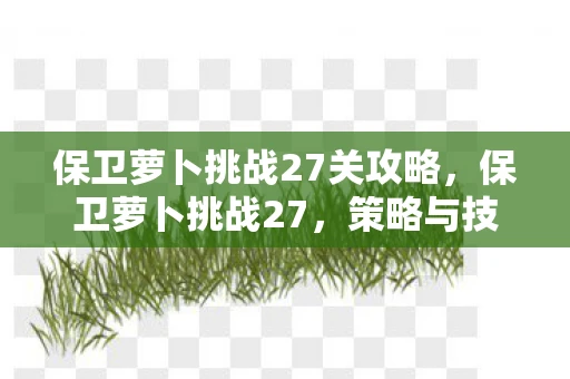 保卫萝卜挑战27关攻略,保卫萝卜挑战27,策略与技巧的深度解析 保卫萝卜挑战27关攻略,保卫萝卜挑战27,策略与技巧的深度解析