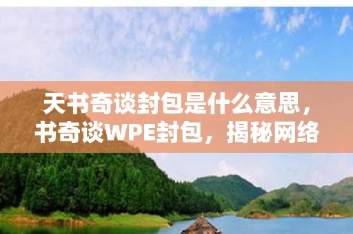 天书奇谈封包是什么意思,书奇谈WPE封包,揭秘网络游戏的神秘世界 天书奇谈封包是什么意思,书奇谈WPE封包,揭秘网络游戏的神秘世界