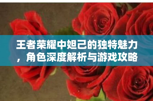 王者荣耀中妲己的独特魅力图片
