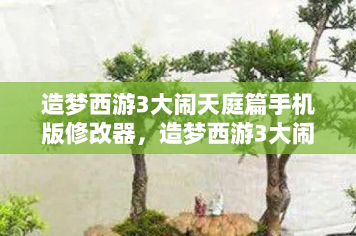 造梦西游3大闹天庭篇手机版修改器，造梦西游3大闹天庭篇修改器，解锁无限可能的冒险之旅