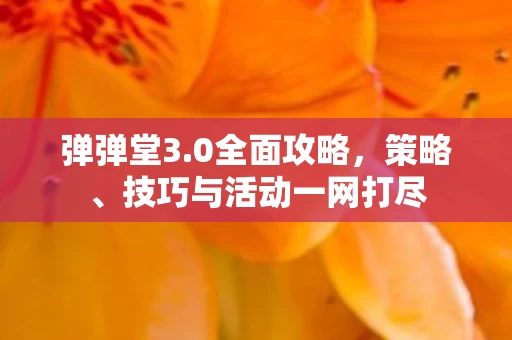 技巧与活动一网打尽图片