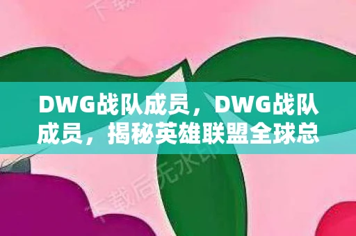 DWG战队成员，DWG战队成员，揭秘英雄联盟全球总决赛冠军之师
