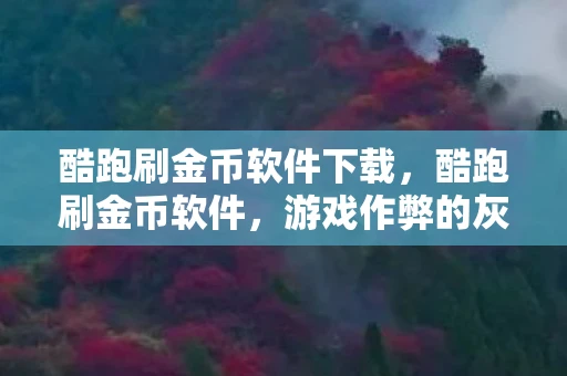 酷跑刷金币软件下载，酷跑刷金币软件，游戏作弊的灰色地带