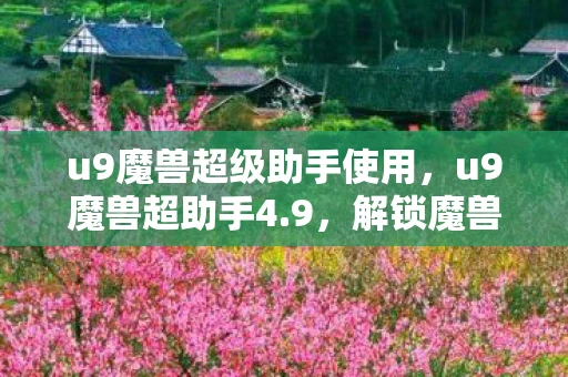 u9魔兽超级助手使用，u9魔兽超助手4.9，解锁魔兽世界的全新体验