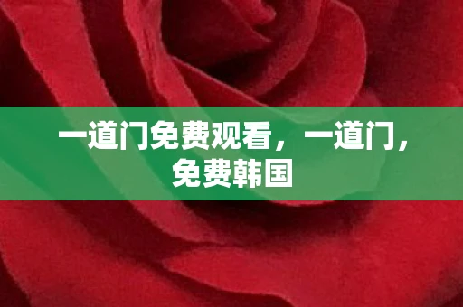 一道门免费观看，一道门，免费韩国