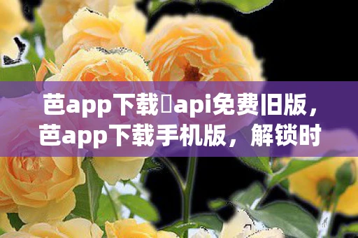 芭app下载汅api免费旧版，芭app下载手机版，解锁时尚新体验