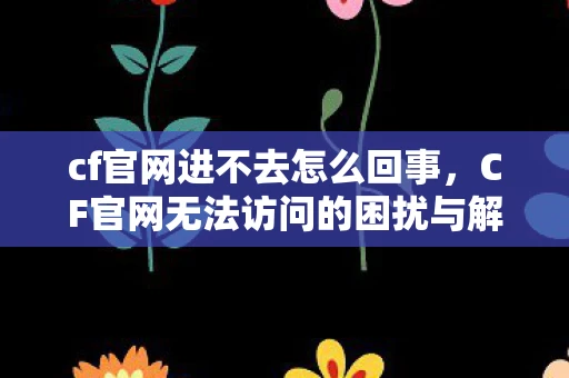 cf官网进不去怎么回事，CF官网无法访问的困扰与解决方案