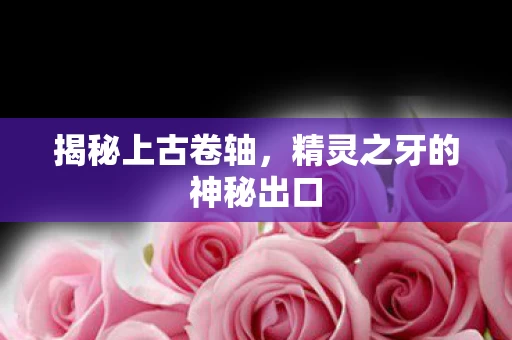 精灵之牙的神秘出口图片