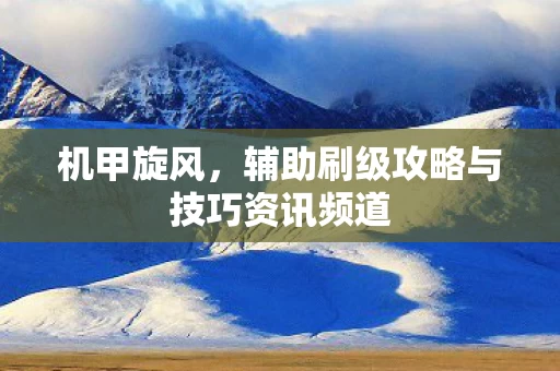 辅助刷级攻略与技巧资讯频道图片
