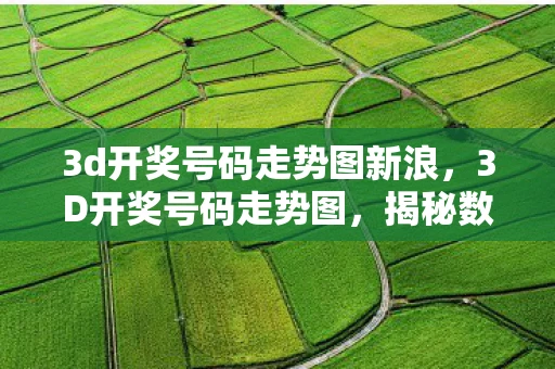 3d开奖号码走势图新浪，3D开奖号码走势图，揭秘数字背后的规律