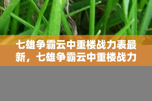 七雄争霸云中重楼战力表最新,七雄争霸云中重楼战力表,解锁最强战力,称霸天下! 七雄争霸云中重楼战力表最新,七雄争霸云中重楼战力表,解锁最强战力,称霸天下!