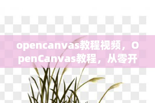 opencanvas教程视频，OpenCanvas教程，从零开始打造你的数字绘画之旅
