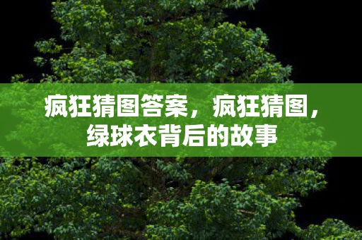 疯狂猜图答案，疯狂猜图，绿球衣背后的故事