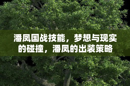 潘凤国战技能，梦想与现实的碰撞，潘凤的出装策略