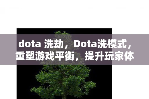 dota 洗劫,Dota洗模式,重塑游戏平衡,提升玩家体验 dota 洗劫,Dota洗模式,重塑游戏平衡,提升玩家体验