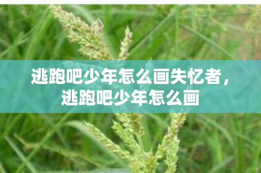 逃跑吧少年怎么画失忆者，逃跑吧少年怎么画