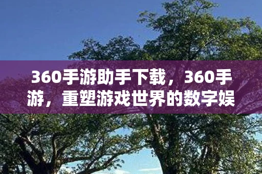 360手游助手下载,360手游,重塑游戏世界的数字娱乐新篇章 360手游助手下载,360手游,重塑游戏世界的数字娱乐新篇章
