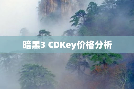暗黑3 CDKey价格分析图片