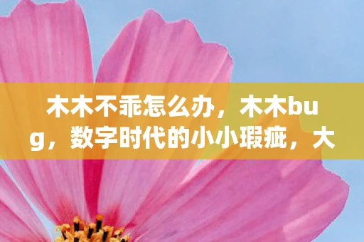 木木不乖怎么办,木木bug,数字时代的小小瑕疵,大大的乐趣 木木不乖怎么办,木木bug,数字时代的小小瑕疵,大大的乐趣